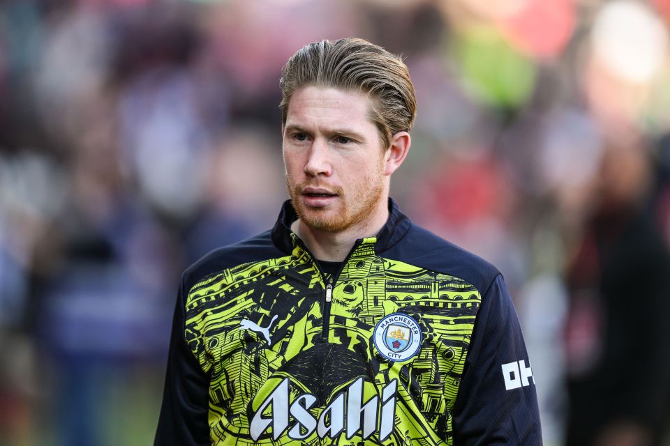 Kevin De Bruyne of Manchester City.