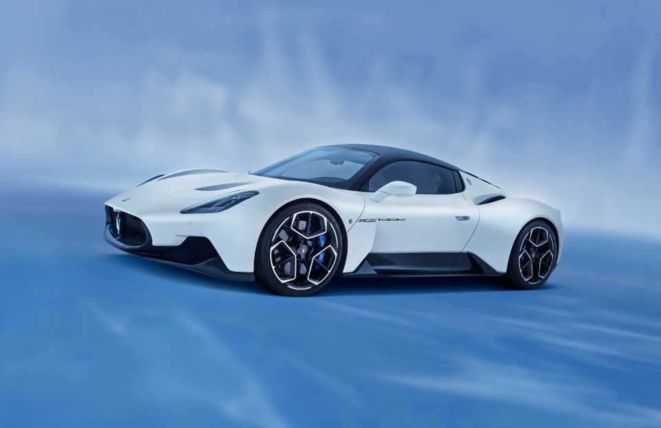 Maserati MC20 sports car.