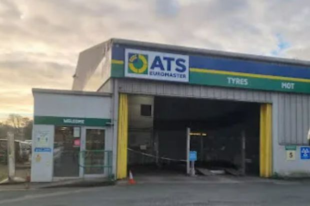 An image collage containing 1 images, Image 1 shows ATS Euromaster service center in Plympton