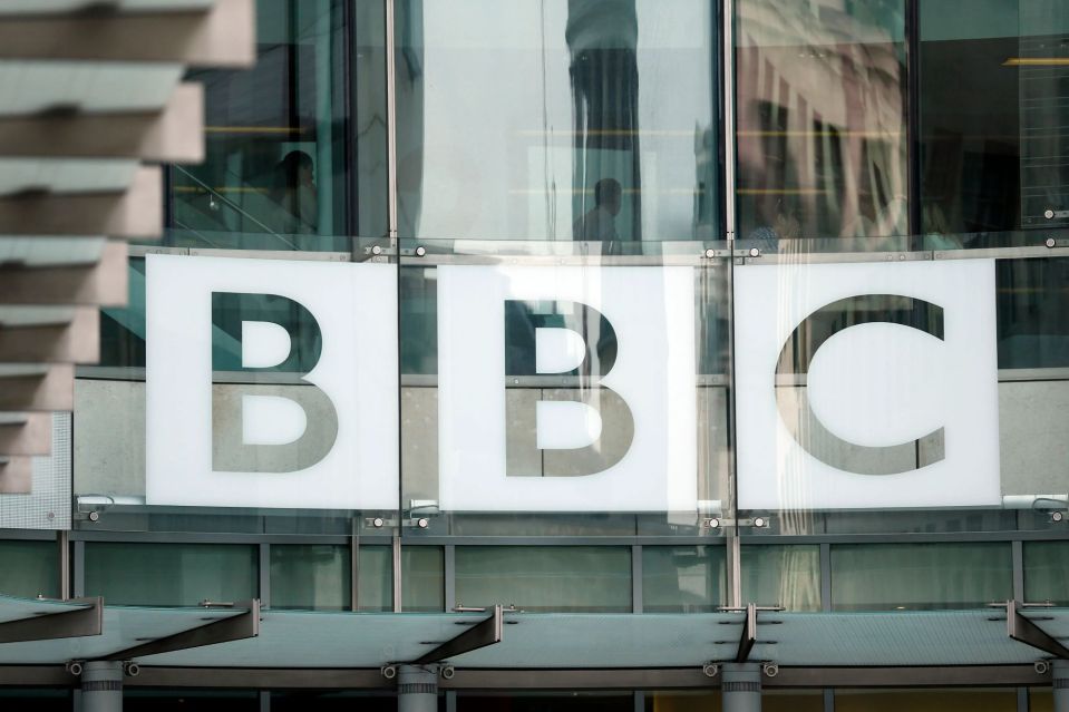 An image collage containing 1 images, Image 1 shows BBC logo on a building