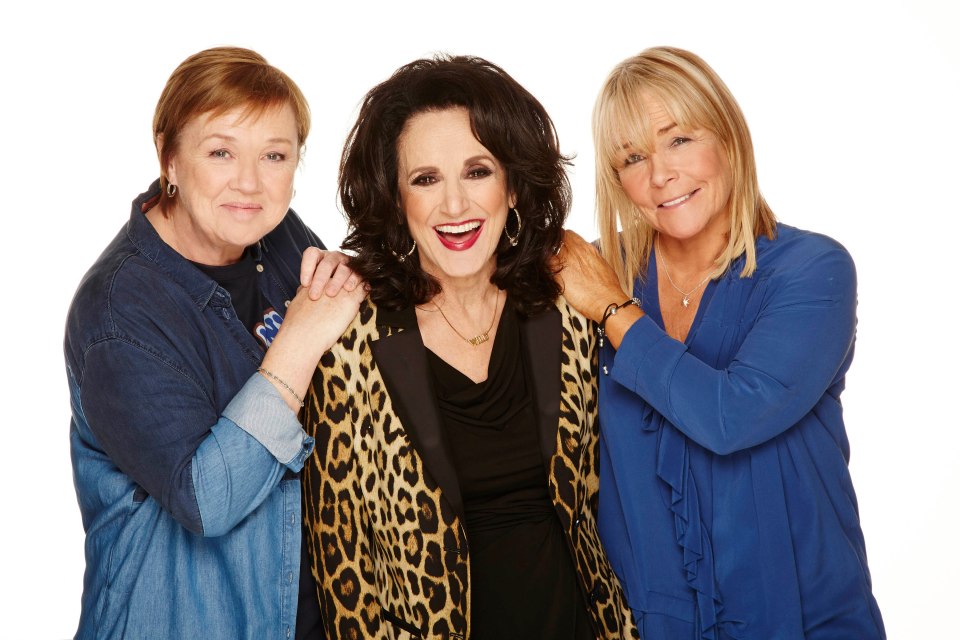 Promotional photo of three women from the ITV series *Birds of a Feather*.
