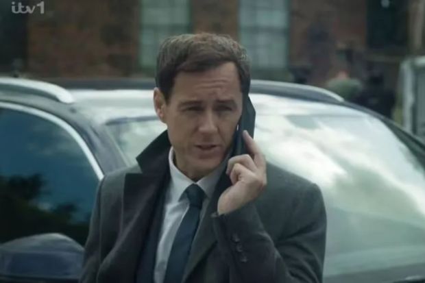 An image collage containing 1 images, Image 1 shows Man in suit talking on phone