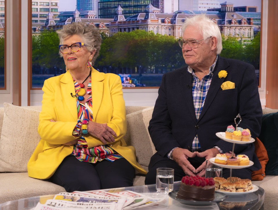 Prue Leith and John Playfair on Good Morning Britain.