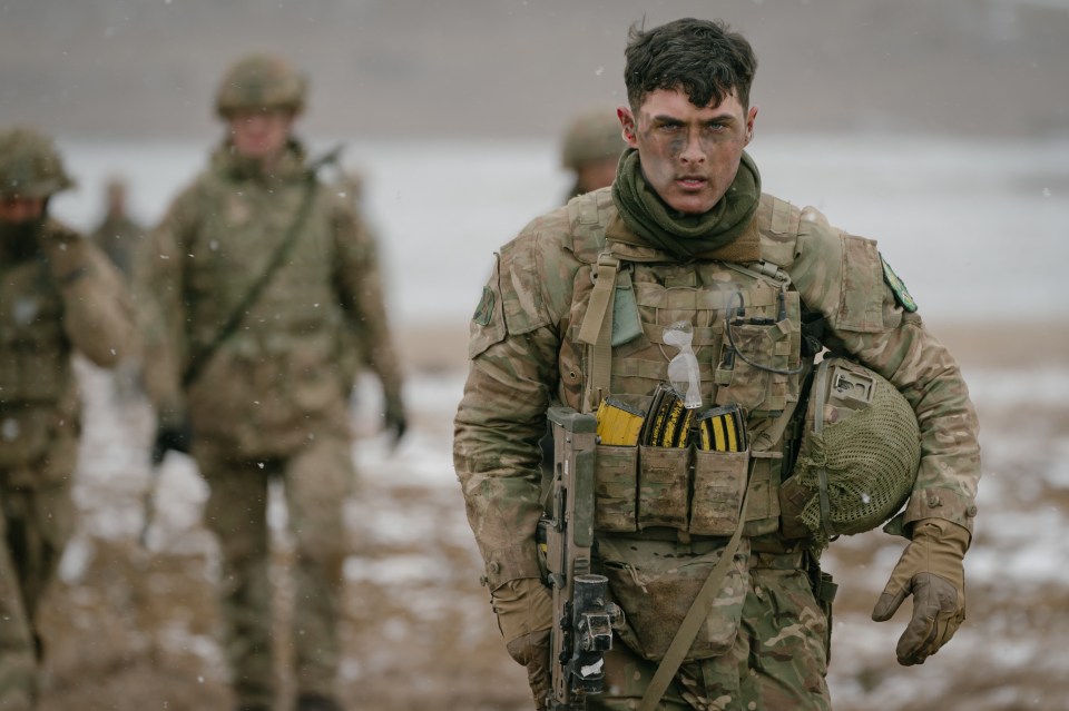 British soldier during NATO Exercise Steadfast Dart in Romania.