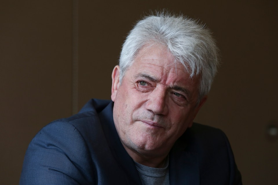 Portrait of Kevin Keegan, retired football player.