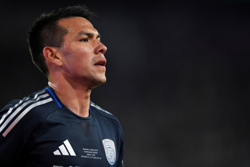 Hirving Lozano, San Diego FC midfielder.
