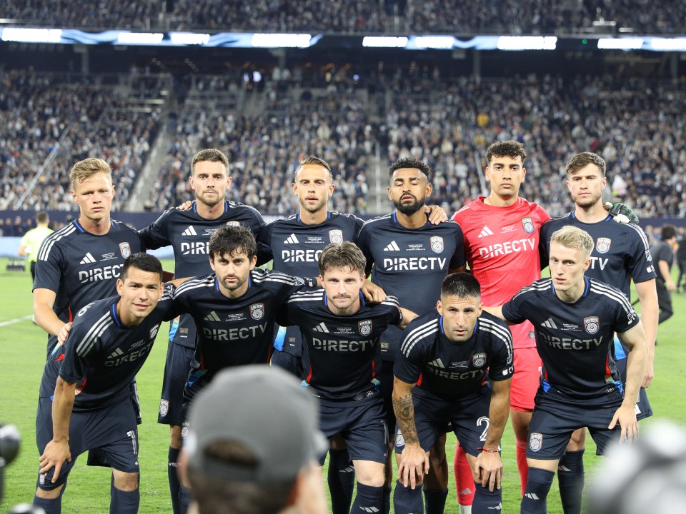San Diego FC starting eleven.
