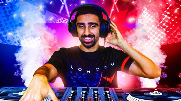 Vikkstar123 DJing at a party.