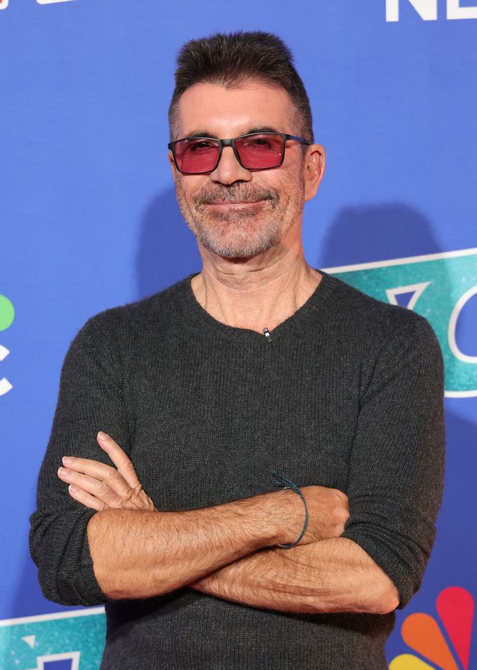 Simon Cowell at the America's Got Talent red carpet.
