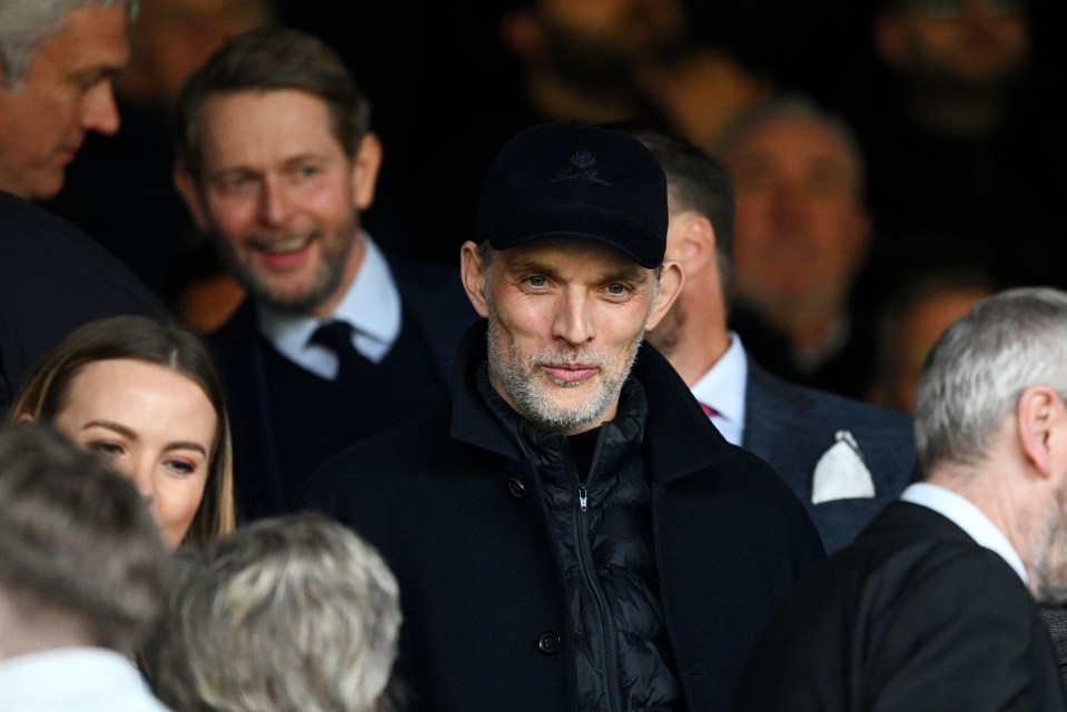 Thomas Tuchel at a Premier League match.