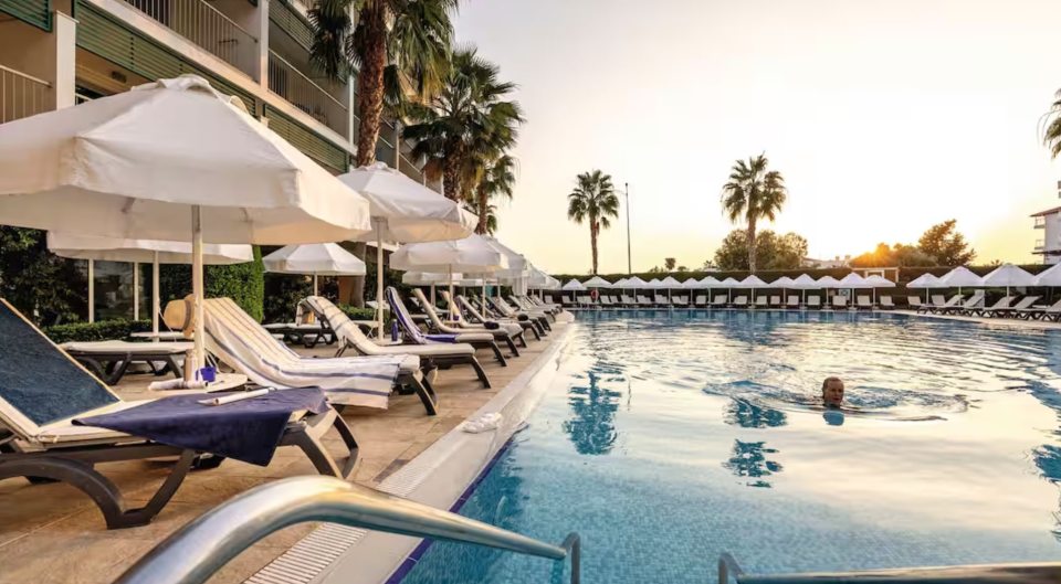TUI Blue Barut Andiz Antalya pool and lounge chairs.