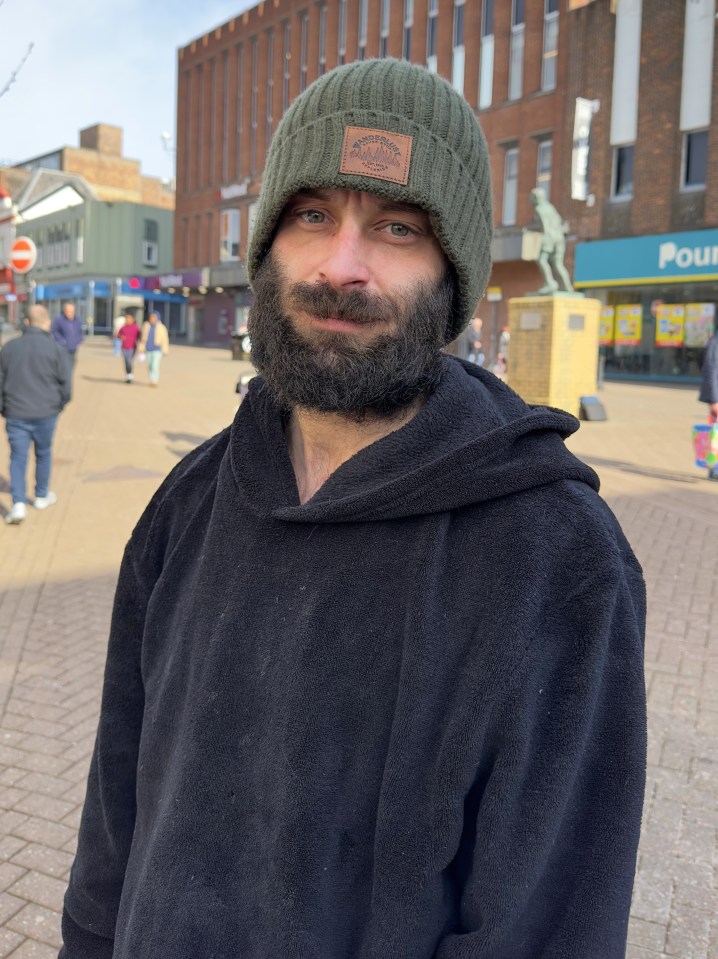 Portrait of a young man in Stoke-on-Trent, England, facing the camera.