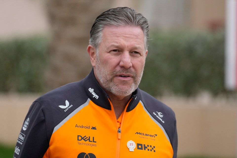 Zak Brown, McLaren team chief.