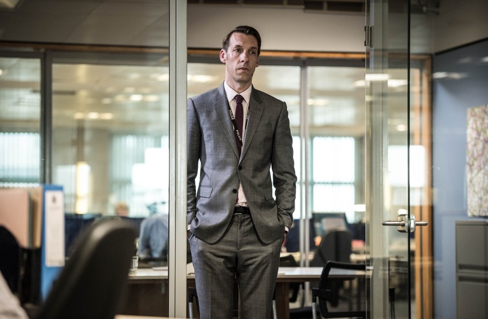 Craig Parkinson as Detective Inspector Matthew 'Dot' Cottan in Line of Duty.