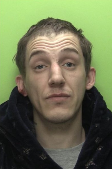 Mugshot of Jordon King, a shoplifter.