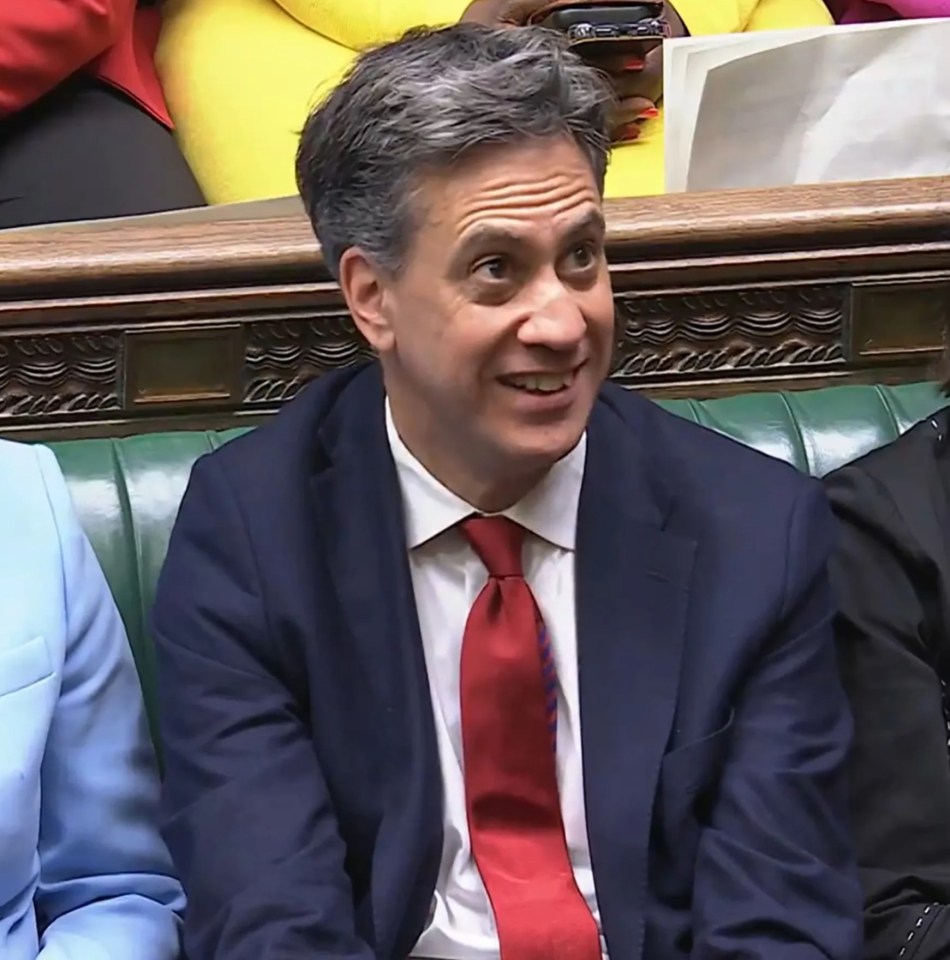 Ed Miliband in a Commons debate.
