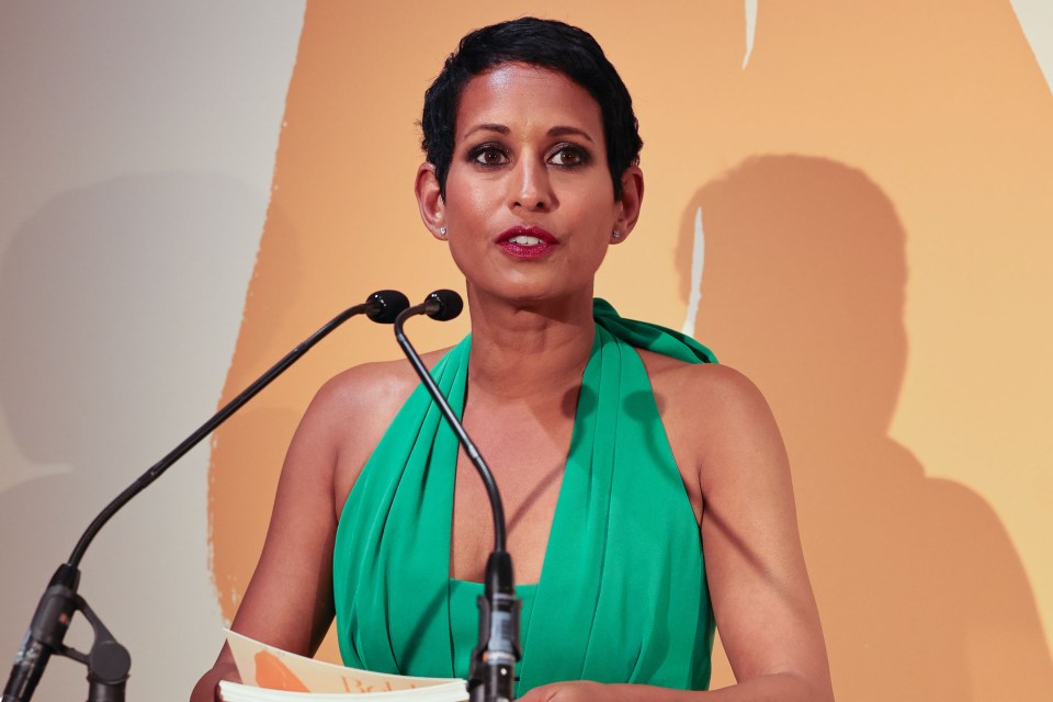 Naga Munchetty hosting the 2023 Bold Woman Awards.