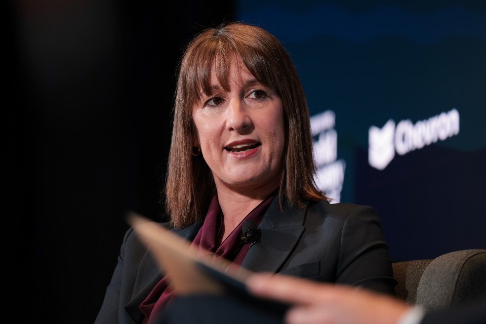 Rachel Reeves speaking at the Semafor World Economy Summit.