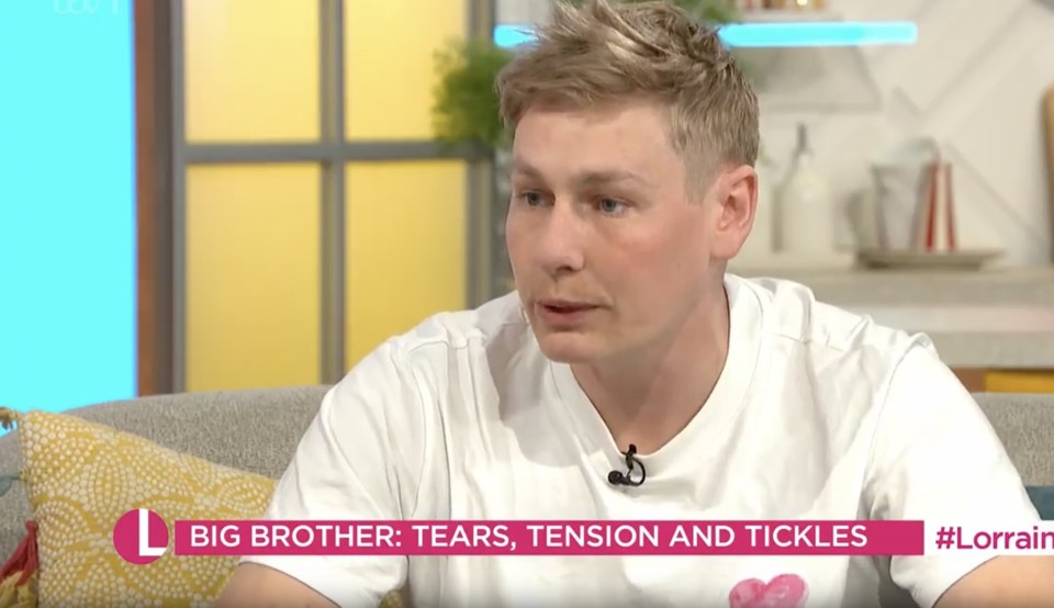 Chris Hughes' brother discussing Big Brother on television.