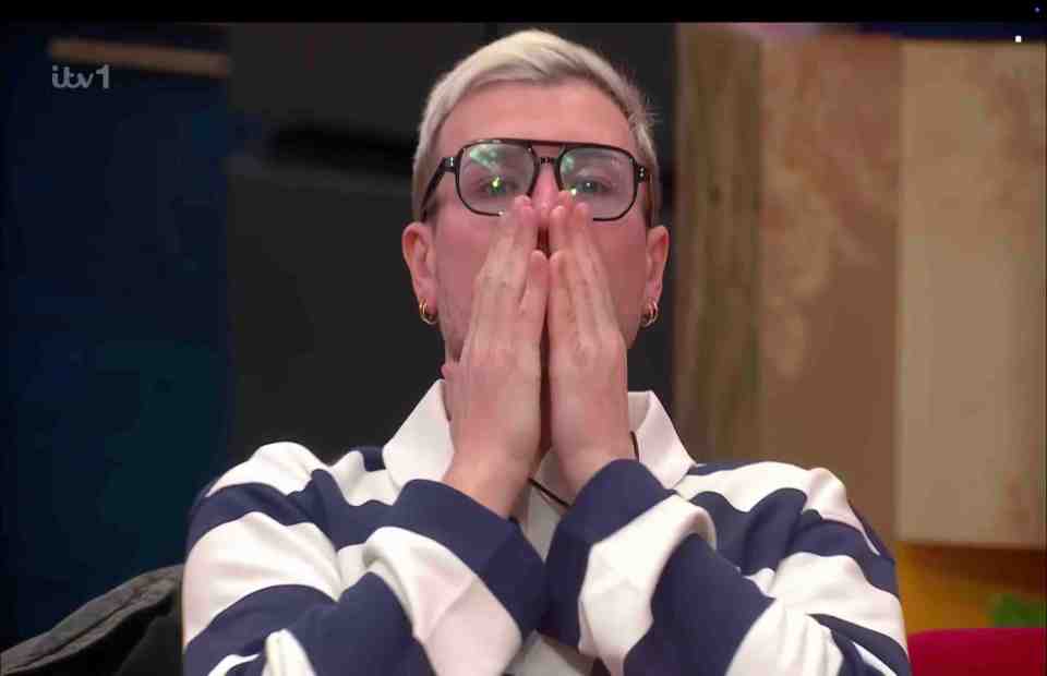 Danny Beard reacting emotionally.