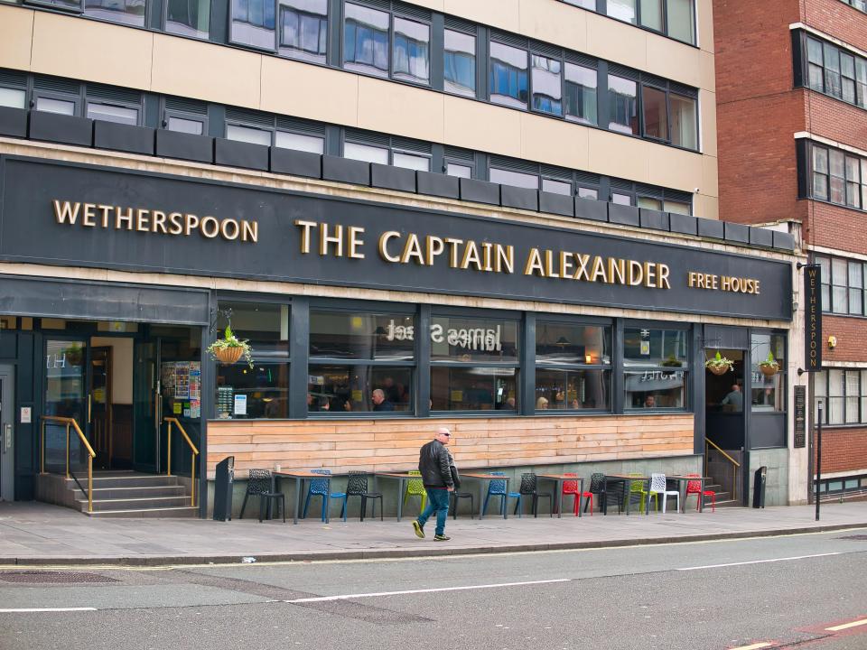 The Captain Alexander Wetherspoon pub in Liverpool.