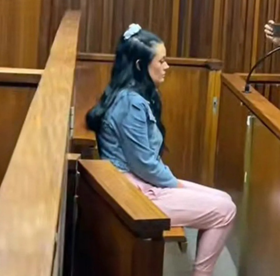 Amber Hughes on trial for allegedly murdering her boyfriend's daughter.