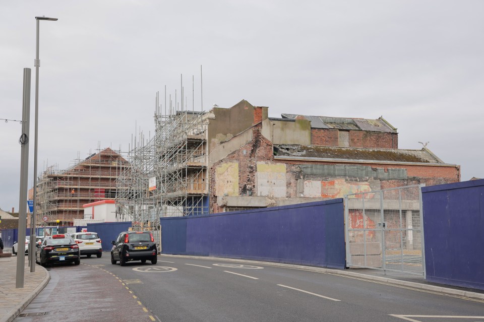 Construction of a new cinema in Blyth, Northumberland.
