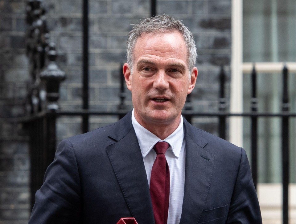 Peter Kyle, Secretary of State for Science, Innovation and Technology, leaving Downing Street.