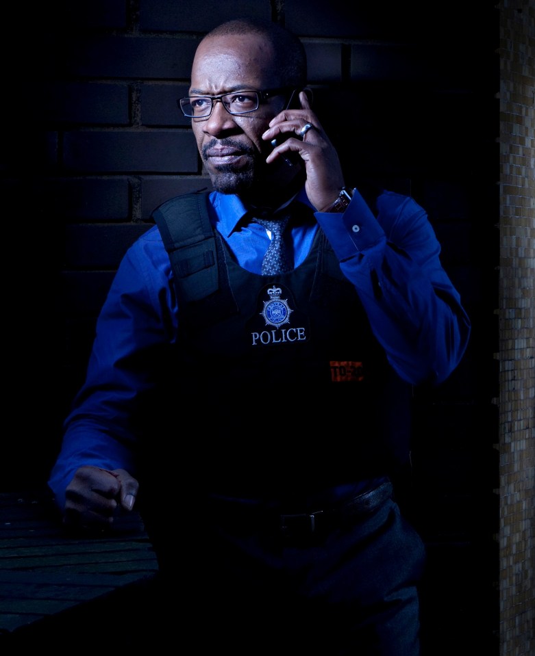 Promotional image for Line of Duty featuring three police officers.
