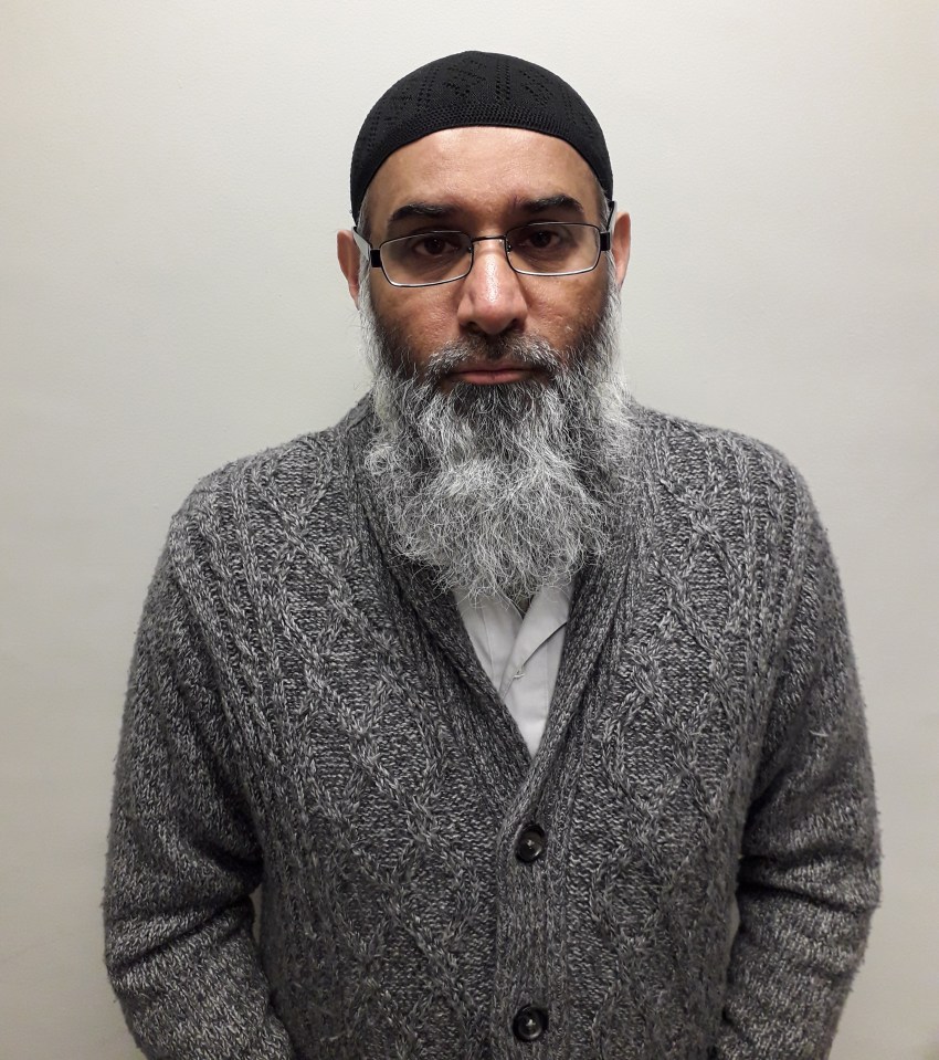 Headshot of Anjem Choudary.