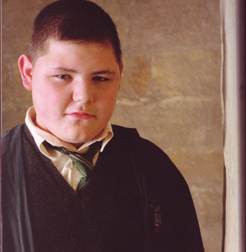 Photo of Jamie Waylett as Vincent Crabbe in the Harry Potter films.