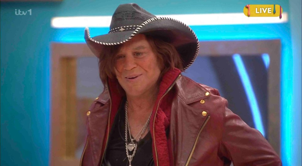 Mickey Rourke on Celebrity Big Brother.