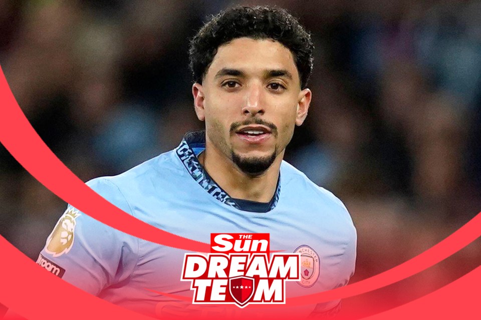 Manchester City player in the Sun Dream Team.