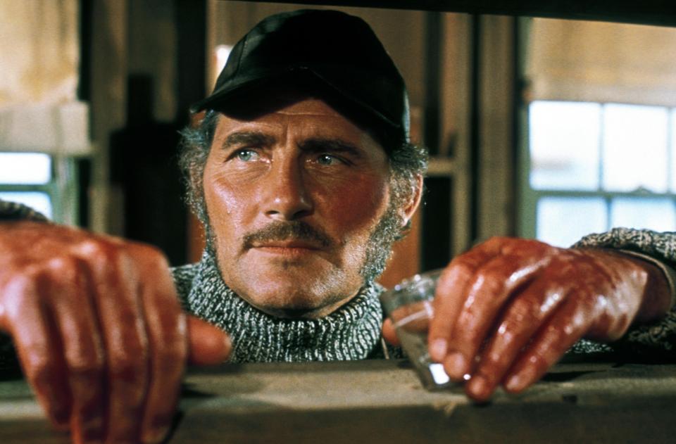 Robert Shaw in Jaws (1975).