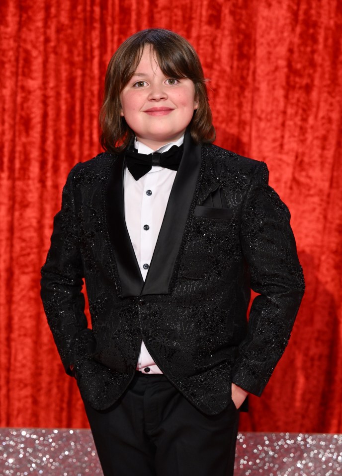 Jude Riordan at the British Soap Awards.