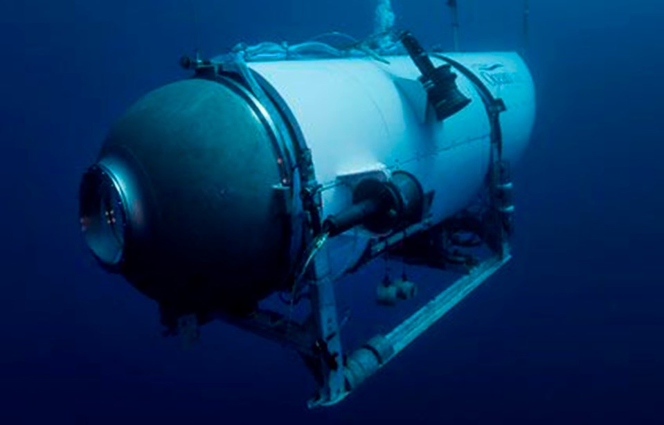OceanGate Titan submersible underwater.
