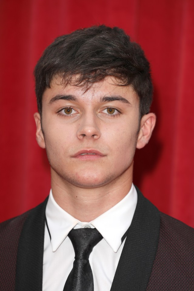 Aedan Duckworth at the British Soap Awards.