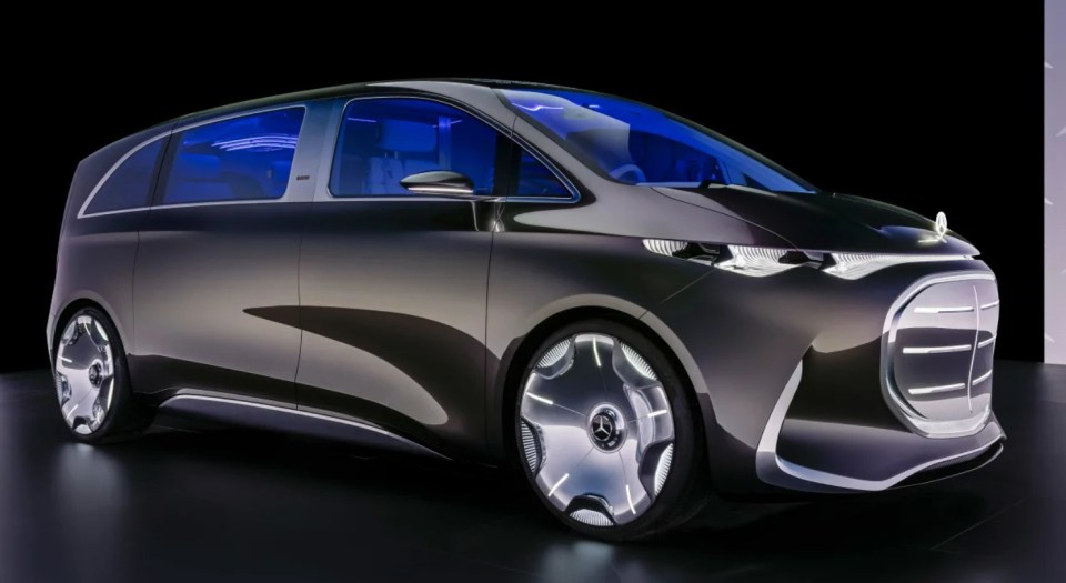 Mercedes Vision V Concept vehicle.