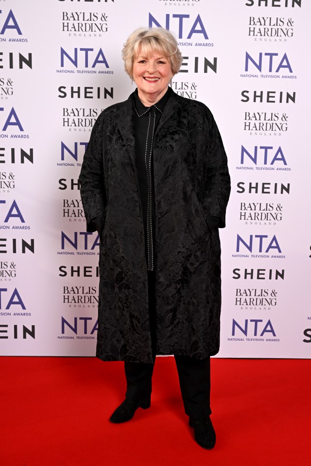 Brenda Blethyn at the National Television Awards.