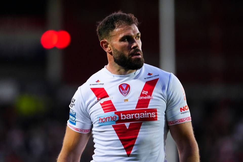 Alex Walmsley, St. Helens rugby player.