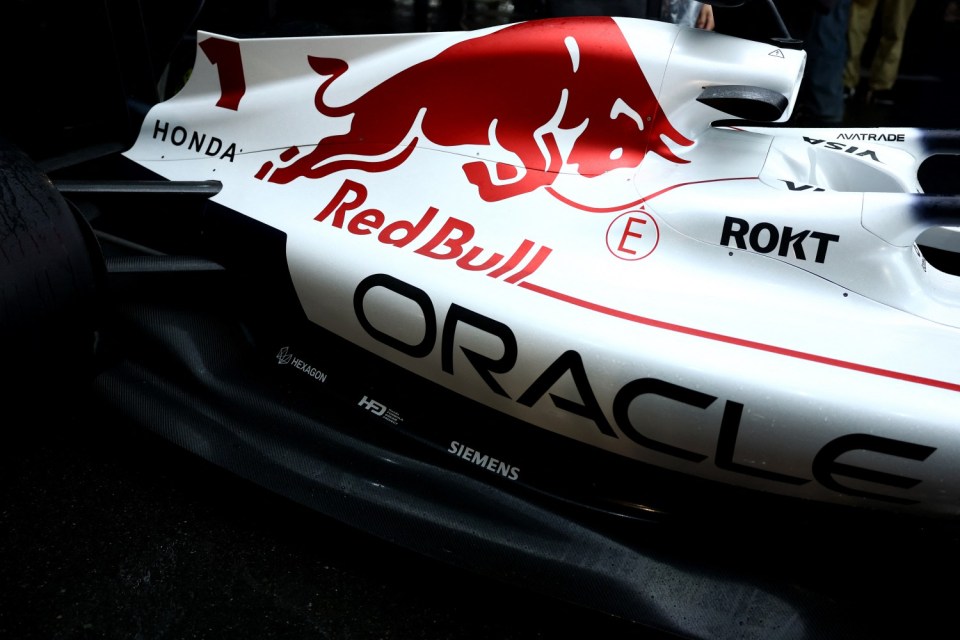 Formula One F1 - Red Bull Car Culture meet ahead of the Japanese Grand Prix - Tokyo, Japan - April 1, 2025 General view of the Red Bull car with a new livery during the event REUTERS/Issei Kato