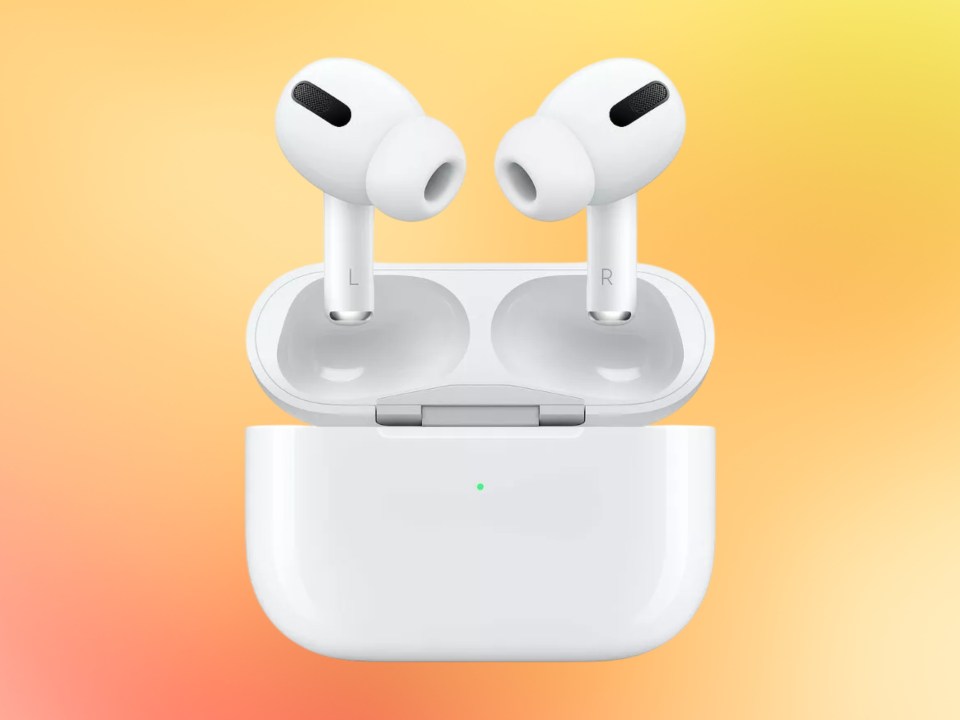 AirPods in their charging case.