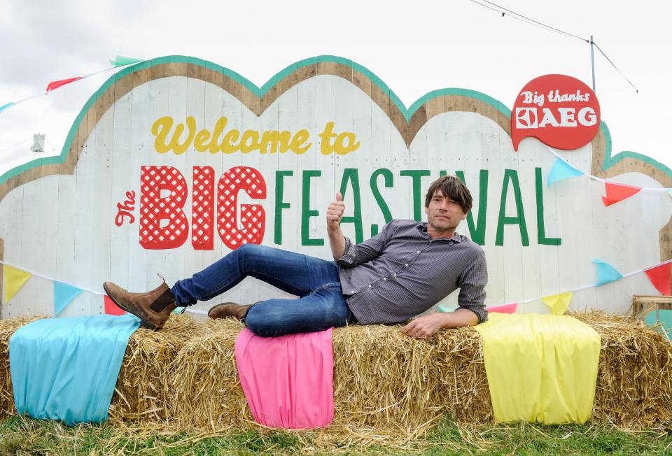 Alex James at The Big Feastival.