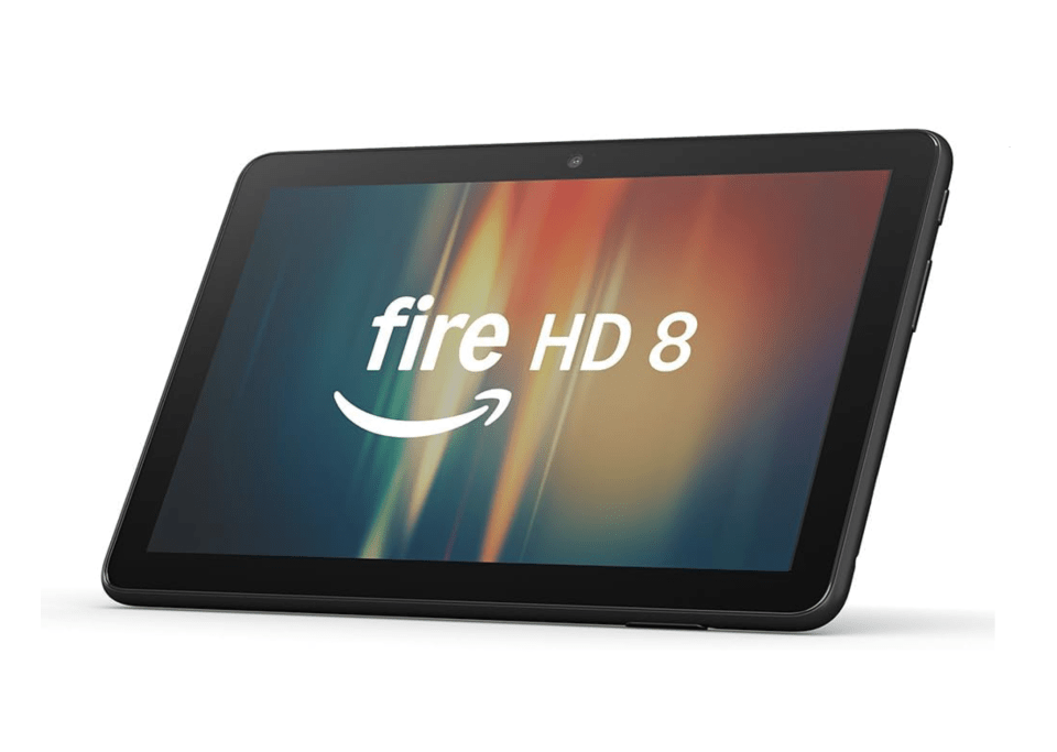 Amazon Fire HD 8 tablet.
