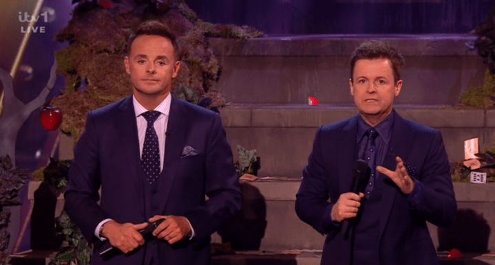Ant and Dec hosting Britain's Got Talent.