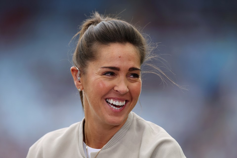 Fara Williams, BBC Sport presenter and former footballer, smiling.