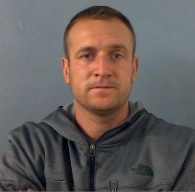 Mugshot of James Sheen, convicted of burglary and conspiracy to transfer criminal property.