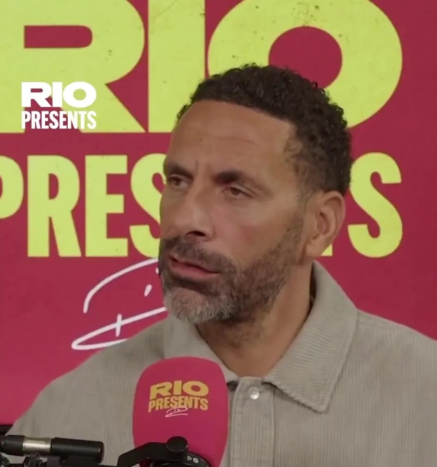 Rio Ferdinand announcing he just had a baby.