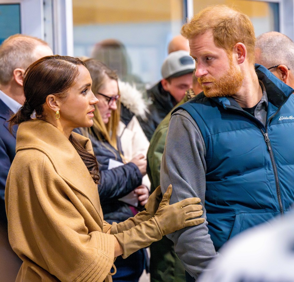 Prince Harry and Meghan Markle at the Invictus Games One Year to Go event.