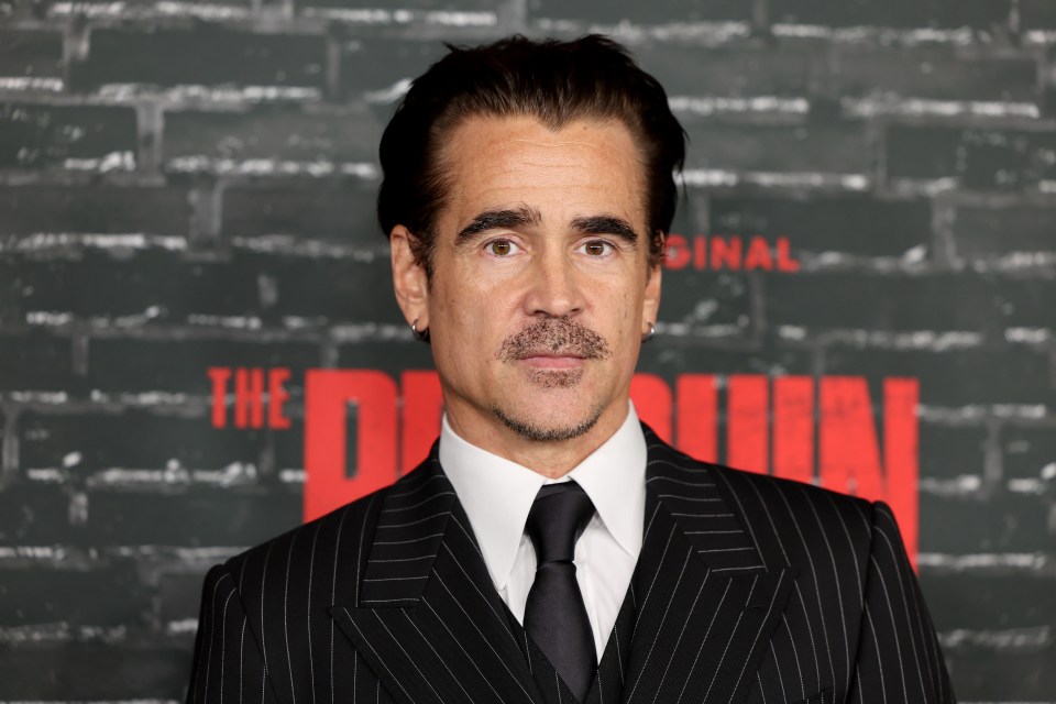 Colin Farrell at the premiere of HBO's "The Penguin."